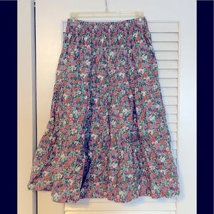 Calista Tiered Midi Skirt